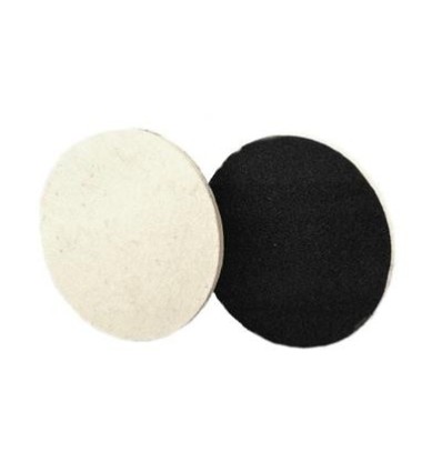 Med velcrounderlag 125 mm