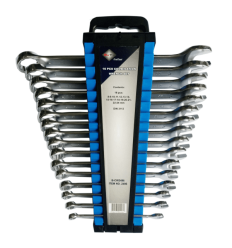 Ringnøglesæt 8-32 mm spline 19 dele