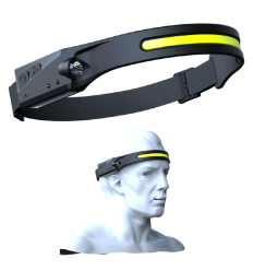 Pandelampe SUPER STRIP Pandelampe med sensor, bluetooth for telefon og musik. 120-350 Lumen. Opladelig