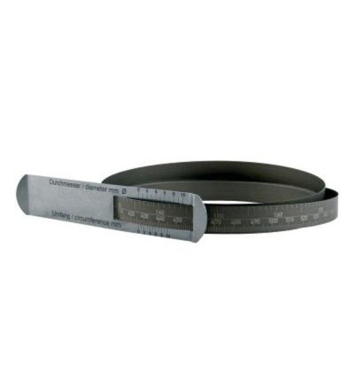 Stålmålebånd For omkreds 60-11310 mm og diameter Ø20-3600 mm