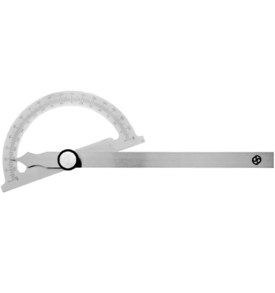 Gradmåler 120 x 150 mm m/ dobb. lasergraveret skala (Inkl. Certifikat)