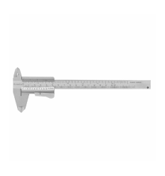 Skydelære med skruelås 0-300x0,05 mm med finjustering 60mm Kæber