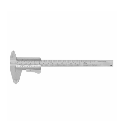 Skydelære med skruelås 0-300x0,05 mm med finjustering 60mm Kæber