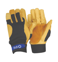 Bluestar handske X-FIT Elite m/forstærkning, gedeskind str. 8 - 12