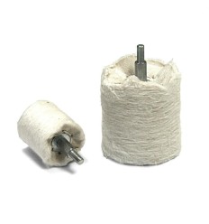 Polerhjul på skaft i høj kvalitet, perfekt til præcisionsbearbejdning og glat finish. Ideelt til diverse projekter!