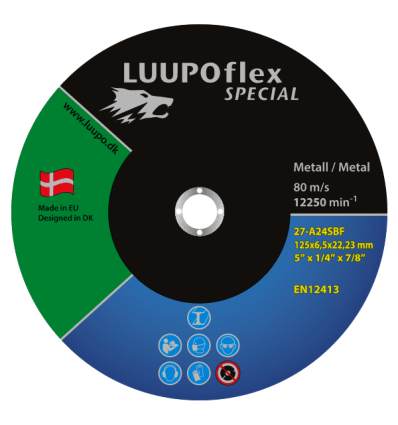 LUUPOflex Special skrubskive til metal