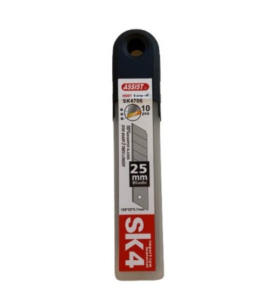 25 mm knæk af blade (1 pk á 10 stk)