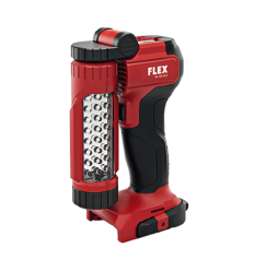 Håndholdt lygte i kraftig rød design, perfekt til udendørs eventyr og nødsituationer. Lys op i mørket!