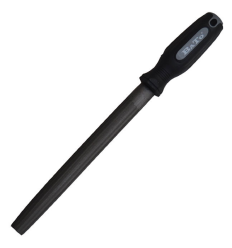 Fil halvrund med hæfte Fillængde 200 mm + greb