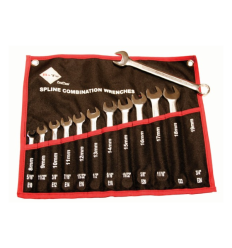 Spline 8-19mm. 12 dele.