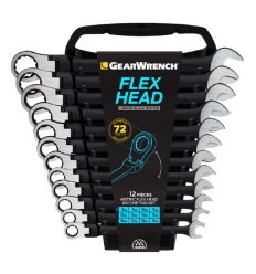 Flex-led 8-19mm. 12 dele. Sort