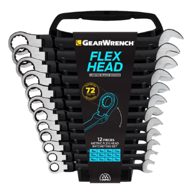 Flex-led 8-19mm. 12 dele. Sort
