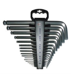 Knivmodel 1,3-19,0 mm. Blank. 17 dele m/kugle