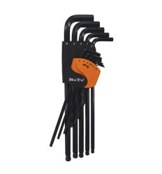 1,5-10,0 mm lang. Med 7,0-9,0 mm. 11 dele. m/kugle