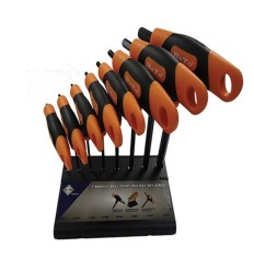 T-Greb 2,0-10,0 mm. 8 dele. m/kugle