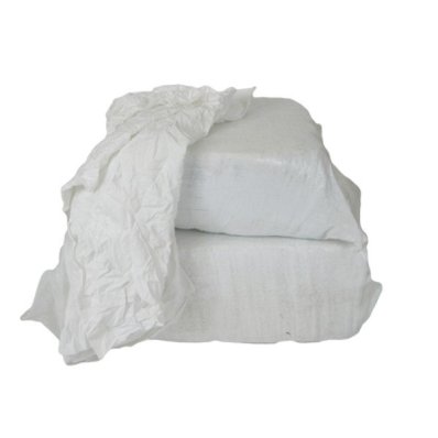 Afftørringsklude Hvid bomuldslinned Hvide -  (pk. á 25 kg.)