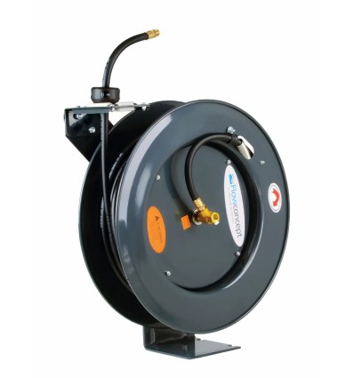 Aut. slangeopruller Luft & Vand Grå. 20 mtr. 1/2"slange. 20 bar.