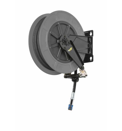 Aut. slangeopruller Luft Sort. 3/8" x 15m Polymer slange. 20 bar.
