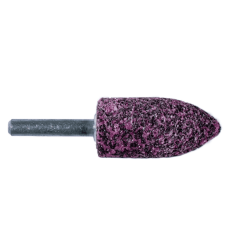 Keramisk 25 x 50 x 6 mm Rosa/grå - A11 (kegle med spids)