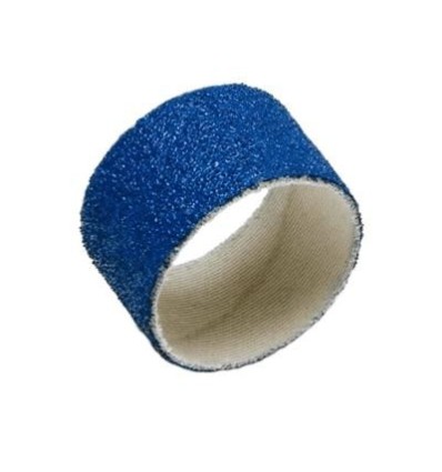 Blå zirkon 45 x 30 mm korn 120