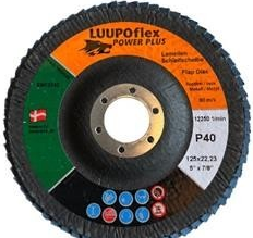 Flap disc zirkon konisk 125 x 22 mm korn 40