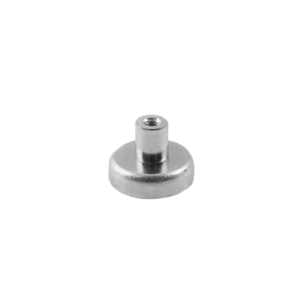 Ferrit pottemagnet Ø80 mm M10 gevindbøsning