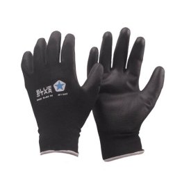 Basic Black PU Handske