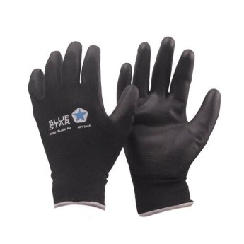 Basic Black PU Handske